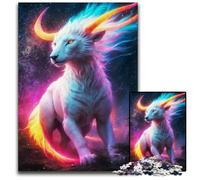 Puzzles pour 1000 pièces Créatures Magiques Puzzles pour Adultes Cassetête Défi pour Adolescents Jeu Interactif Amusant en Famille 1000 PCS (38x26cm)