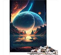 Puzzles pour 1000 pièces Dawn_of_Stars_Landscape_ Carton de qualité supérieure pour Adultes, Jouet éducatif Anti-Stress Familial, 1000 pièces (26 x 38 cm)