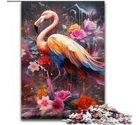 Puzzles pour 1000 pièces Fantasy Flamingo Puzzles 1000 pièces pour Adultes Colorés, Amusants, stimulants et stimulants 50x75cm