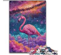 Puzzles pour 1000 pièces Fantasy Flamingo Puzzles en Bois 50X75CM Jeu Adulte Cadeau Jeu interactif Familial Défi cérébral Cadeau