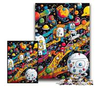 Puzzles pour 1000 pièces Galaxy Planet Puzzles en Carton 26x38cm Cadeau Parfait pour la fête des mères, Les Anniversaires, Noël