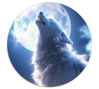 Puzzles pour 1000 pièces Loup Puzzles stimulants Idéal pour Les Amoureux, Cadeau Parfait de Noël, du Nouvel an, de la Saint-Valentin 67,5 x 67,5 cm