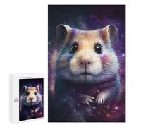 Puzzles pour Adolescentes 1000 PCS Galactic Hamster Art Print -1 Puzzles pour Adolescentes : Améliorez Votre Mémoire pour Un Anniversaire Ou Noël. Jeu Au Design Magnifique. 1000 PCS
