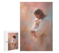 Puzzles pour Adolescentes 1000 PCS Jesus Holding Lamb Painting Puzzles pour Adolescentes : Améliorez Votre Mémoire pour Un Anniversaire Ou Noël. Jeu Au Design Magnifique. 1000 PCS