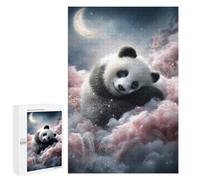 Puzzles pour Adolescentes 1000 PCS Panda Dreams in Clouds -2 Puzzles pour Adolescentes : Améliorez Votre Mémoire pour Un Anniversaire Ou Noël. Jeu Au Design Magnifique. 1000 PCS