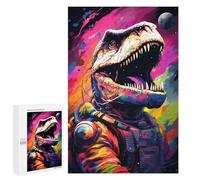 Puzzles pour Adolescentes 1000 PCS Space Dinosaur Astronaut Art Print -8 Puzzles pour Adolescentes : Améliorez Votre Mémoire pour Un Anniversaire Ou Noël. Jeu Au Design Magnifique. 1000 PCS