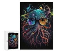 Puzzles pour Adolescentes 300 PCS Colorful Octopus Art Print-12 Puzzles pour Adolescentes : Améliorez Votre Mémoire pour Un Anniversaire Ou Noël. Jeu Au Design Magnifique. 300 PCS
