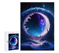 Puzzles pour Adolescentes 300 PCS Magical Winter Portal Puzzles pour Adolescentes : Améliorez Votre Mémoire pour Un Anniversaire Ou Noël. Jeu Au Design Magnifique. 300 PCS