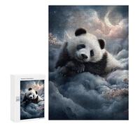 Puzzles pour Adolescentes 300 PCS Sleeping Panda in Clouds -2 Puzzles pour Adolescentes : Améliorez Votre Mémoire pour Un Anniversaire Ou Noël. Jeu Au Design Magnifique. 300 PCS