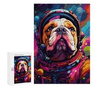Puzzles pour Adolescentes 300 PCS Space Dog Adventure-42 Puzzles pour Adolescentes : Améliorez Votre Mémoire pour Un Anniversaire Ou Noël. Jeu Au Design Magnifique. 300 PCS