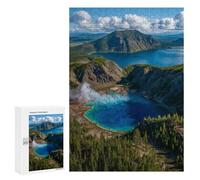 Puzzles pour Adolescentes 300 PCS Yellowstone Grand Prismatic Spring-1 Puzzles pour Adolescentes : Améliorez Votre Mémoire pour Un Anniversaire Ou Noël. Jeu Au Design Magnifique. 300 PCS