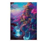 Puzzles pour Adolescentes 38x26cm/1000pcs Fantasy Village 14 Puzzles pour Adolescentes, Jouets, Décoration Murale, Cadeaux pour Femmes, Cadeaux De Noël Et d'anniversaire 38x26cm/1000pcs