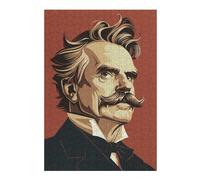 Puzzles pour Adolescentes 38x26cm/1000pcs Friedrich Nietzsche Puzzles pour Adolescentes, Jouets, Décoration Murale, Cadeaux pour Femmes, Cadeaux De Noël Et d'anniversaire 38x26cm/1000pcs