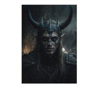 Puzzles pour Adolescentes 38x26cm/1000pcs Fury of The Viking Puzzles pour Adolescentes, Jouets, Décoration Murale, Cadeaux pour Femmes, Cadeaux De Noël Et d'anniversaire 38x26cm/1000pcs