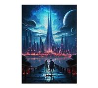 Puzzles pour Adolescentes 38x26cm/1000pcs Future Love Story Puzzles pour Adolescentes, Jouets, Décoration Murale, Cadeaux pour Femmes, Cadeaux De Noël Et d'anniversaire 38x26cm/1000pcs