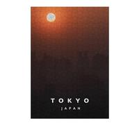 Puzzles pour Adolescentes 38x26cm/1000pcs Sunset on Tokyo Puzzles pour Adolescentes, Jouets, Décoration Murale, Cadeaux pour Femmes, Cadeaux De Noël Et d'anniversaire 38x26cm/1000pcs