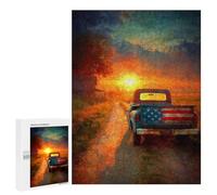 Puzzles pour Adolescentes 500 PCS American Sunset Journey Puzzles pour Adolescentes : Améliorez Votre Mémoire pour Un Anniversaire Ou Noël. Jeu Au Design Magnifique. 500 PCS