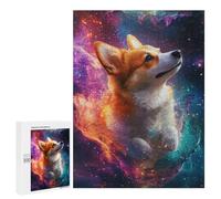 Puzzles pour Adolescentes 500 PCS Cosmic Corgi Adventure-8 Puzzles pour Adolescentes : Améliorez Votre Mémoire pour Un Anniversaire Ou Noël. Jeu Au Design Magnifique. 500 PCS