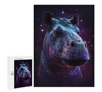 Puzzles pour Adolescentes 500 PCS Cosmic Hippo Portrait-10 Puzzles pour Adolescentes : Améliorez Votre Mémoire pour Un Anniversaire Ou Noël. Jeu Au Design Magnifique. 500 PCS