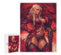 Puzzles pour Adolescentes 500 PCS Dragon Armor Fantasy Warrior Puzzles pour Adolescentes : Améliorez Votre Mémoire pour Un Anniversaire Ou Noël. Jeu Au Design Magnifique. 500 PCS