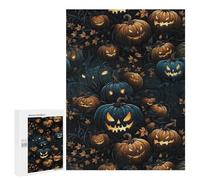 Puzzles pour Adolescentes 500 PCS Halloween Pumpkin Patch Puzzles pour Adolescentes : Améliorez Votre Mémoire pour Un Anniversaire Ou Noël. Jeu Au Design Magnifique. 500 PCS