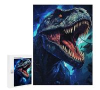 Puzzles pour Adolescentes 500 PCS Jurassic Beast T-Rex Artwork Puzzles pour Adolescentes : Améliorez Votre Mémoire pour Un Anniversaire Ou Noël. Jeu Au Design Magnifique. 500 PCS