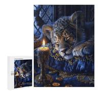 Puzzles pour Adolescentes 500 PCS Royal Tiger Cub Crowned Puzzles pour Adolescentes : Améliorez Votre Mémoire pour Un Anniversaire Ou Noël. Jeu Au Design Magnifique. 500 PCS
