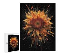 Puzzles pour Adolescentes 500 PCS Sunflower Energy Burst Puzzles pour Adolescentes : Améliorez Votre Mémoire pour Un Anniversaire Ou Noël. Jeu Au Design Magnifique. 500 PCS