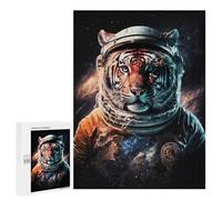 Puzzles pour Adolescentes 500 PCS Tiger Astronaut Space Suit Puzzles pour Adolescentes : Améliorez Votre Mémoire pour Un Anniversaire Ou Noël. Jeu Au Design Magnifique. 500 PCS