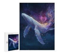 Puzzles pour Adolescentes 500 PCS Whale Heart Fantasy Puzzles pour Adolescentes : Améliorez Votre Mémoire pour Un Anniversaire Ou Noël. Jeu Au Design Magnifique. 500 PCS