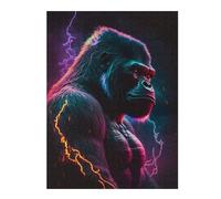 Puzzles pour Adolescentes 52x38cm/1000pcs Electric Gorilla Storm Puzzles pour Adolescentes, Jouets, Décoration Murale, Cadeaux pour Femmes, Cadeaux De Noël Et d'anniversaire 52x38cm/1000pcs