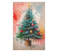 Puzzles pour Adolescentes 75x50cm/1000pcs Christmas Tree Puzzles pour Adolescentes, Jouets, Décoration Murale, Cadeaux pour Femmes, Cadeaux De Noël Et d'anniversaire 75x50cm/1000pcs