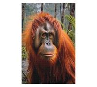 Puzzles pour Adolescentes 75x50cm/1000pcs Portrait Orang Utan Puzzles pour Adolescentes, Jouets, Décoration Murale, Cadeaux pour Femmes, Cadeaux De Noël Et d'anniversaire 75x50cm/1000pcs