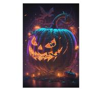 Puzzles pour Adolescentes 75x50cm/1000pcs Pumpkin Candles Puzzles pour Adolescentes, Jouets, Décoration Murale, Cadeaux pour Femmes, Cadeaux De Noël Et d'anniversaire 75x50cm/1000pcs