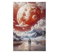 Puzzles pour Adolescentes 75x50cm/1000pcs Red Planet Astronaut Puzzles pour Adolescentes, Jouets, Décoration Murale, Cadeaux pour Femmes, Cadeaux De Noël Et d'anniversaire 75x50cm/1000pcs