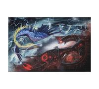 Puzzles pour Adolescentes Dragons in Stormy Sky Battle Puzzles pour Adolescentes - Jeux Relaxants - Décoration Parfaite - Cadeaux Anti-Stress 75x50cm/1000pcs
