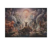 Puzzles pour Adolescentes Fantasy Creatures Gathering Around Wise Figures Puzzles pour Adolescentes - Jeux Relaxants - Décoration Parfaite - Cadeaux Anti-Stress 38x26cm/1000pcs