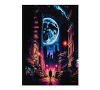 Puzzles pour Adolescentes Moonlit Urban Journey -1 Puzzles pour Adultes, Jouets À Faire Soi-même, Cadeaux pour Femmes, Idéal comme Cadeau 38x26cm/1000pcs
