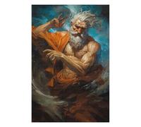 Puzzles pour Adolescentes Oceanic Titan Ancient Sea God Puzzles pour Adultes, Jouets À Faire Soi-même, Cadeaux pour Femmes, Idéal comme Cadeau 75x50cm/1000pcs