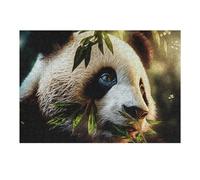 Puzzles pour Adolescentes Painted Panda with Bamboo Puzzles pour Adolescentes - Jeux Relaxants - Décoration Parfaite - Cadeaux Anti-Stress 38x26cm/1000pcs
