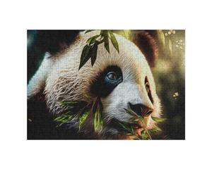 Puzzles pour Adolescentes Painted Panda with Bamboo Puzzles pour Adolescentes - Jeux Relaxants - Décoration Parfaite - Cadeaux Anti-Stress 38x26cm/1000pcs