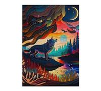 Puzzles pour Adolescentes Whispering Moonlit Forest Puzzles pour Adultes, Jouets À Faire Soi-même, Cadeaux pour Femmes, Idéal comme Cadeau 38x26cm/1000pcs
