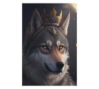 Puzzles pour Adolescentes Wolf King Funny Puzzles pour Adolescentes - Jeux Relaxants - Décoration Parfaite - Cadeaux Anti-Stress 75x50cm/1000pcs
