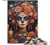 Puzzles pour Adolescents : 1 000 crânes mexicains pour Filles (14 Ans et Plus) Difficile à réaliser, mais Amusant et Humoristique Superbes Cadeaux et Jouets (Taille 26x38cm)