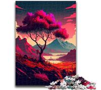Puzzles pour Adolescents 1 000 Jeux éducatifs aux scènes rétro vibrantes, décoration d'intérieur Unique et Cadeaux pour Les 14 Ans et Plus, 50 x 75 cm