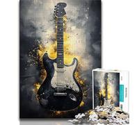 Puzzles pour Adolescents, 1 000 pièces, Affiche de Guitare, Jeu éducatif Familial, décoration Murale, Cadeaux d'anniversaire et de Noël Uniques, 38x26cm