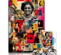 Puzzles pour Adolescents, 1 000 pièces, Art Graffiti, Analyse et logique, avec pièces de Formes aléatoires entièrement emboîtables, pour Les Enfants de 14 Ans et Plus, 38x26cm