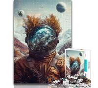 Puzzles pour Adolescents, 1 000 pièces, Astronaute, Montagnes, Jouet éducatif et décompressant, Idées Cadeaux pour Les Enfants de 14 Ans et Plus, 38x26cm