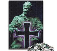Puzzles pour Adolescents, 1 000 pièces, Croix Momie, Jouet éducatif Anti-Stress, Interaction Parent-Enfant, pour Adolescents de 14 Ans et Plus, 50x75cm
