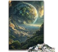 Puzzles pour Adolescents, 1 000 pièces, Fantasy Earth, Jouet éducatif Anti-Stress, Interaction Parent-Enfant, pour Adolescents de 14 Ans et Plus, 50x75cm